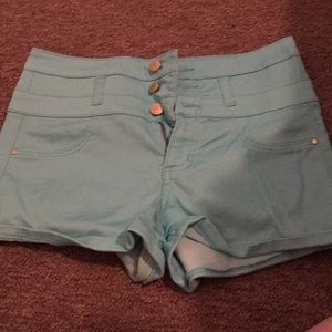 High waisted shorts